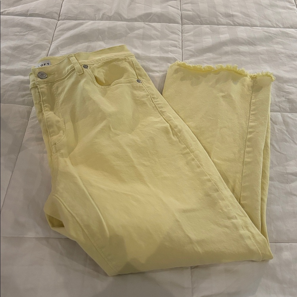 LOFT Lemon Denim Jeans